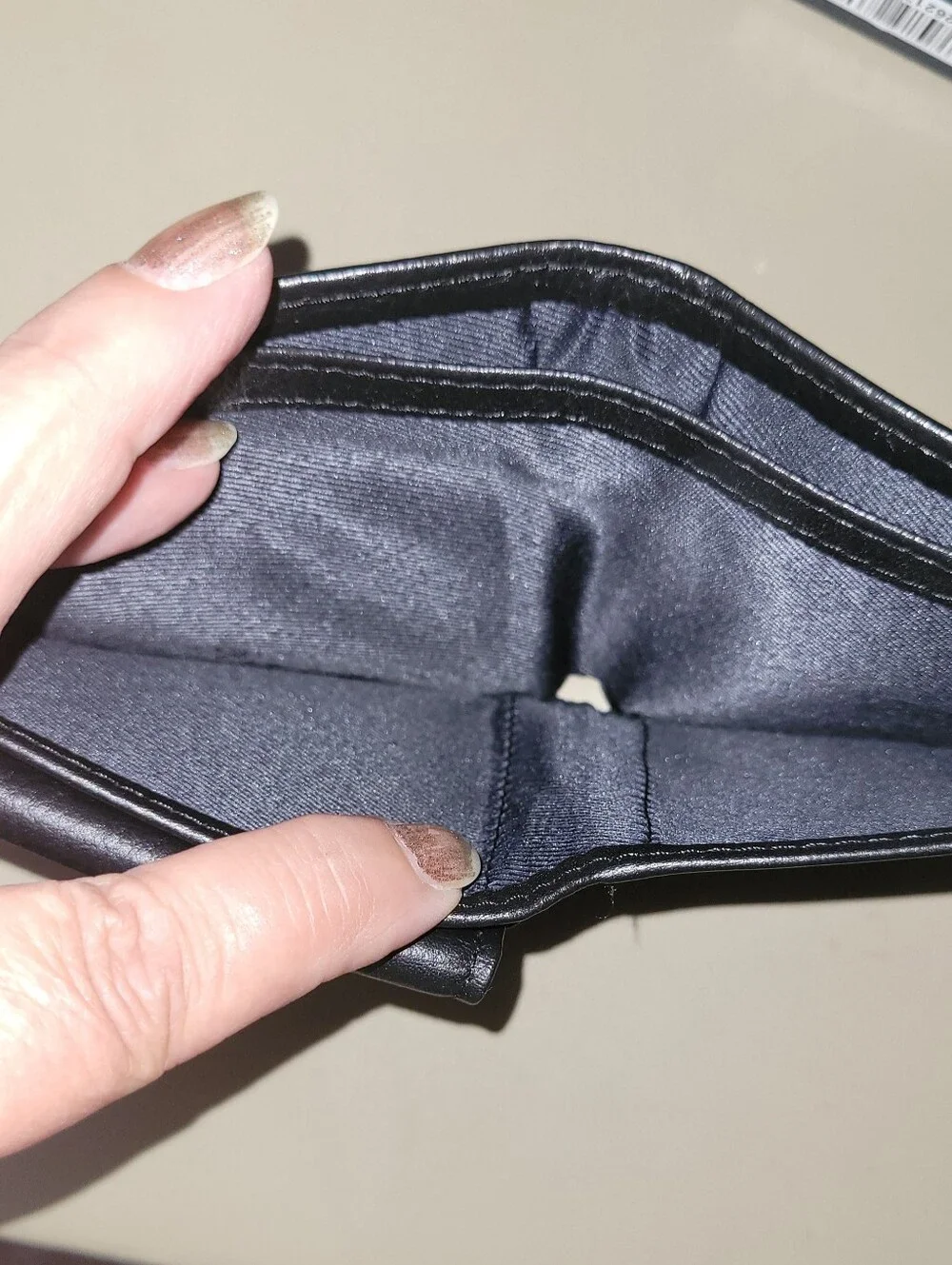 NWT - Nautica Black Bi-fold Wallet With RFID Protection.